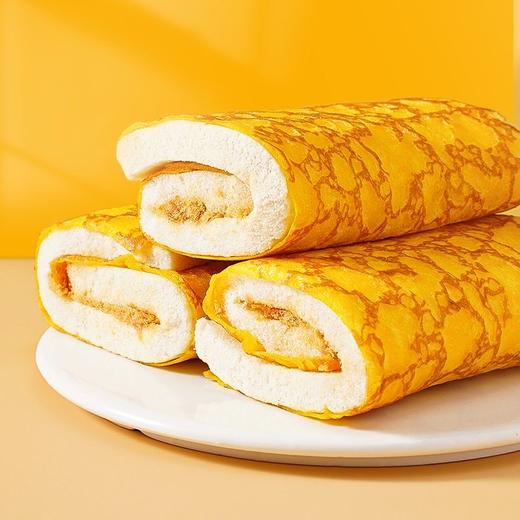 【蛋皮面包！一口咬下都是料】金黄蛋皮面包，咸甜绵软早安能量卷沙拉吐司肉松夹心面包零食营养早餐代餐食品特价清仓 商品图3