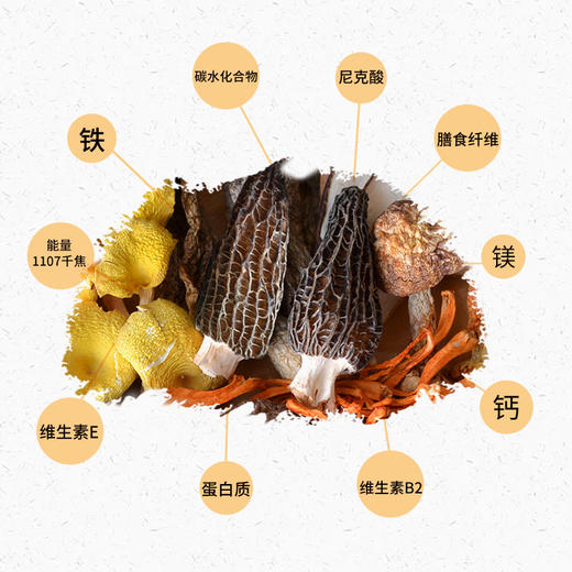 云南菌汤包系列 人参+羊肚菌双效滋补 野生拾菌汤包 没有科技与狠活 鲜美滋补 商品图6