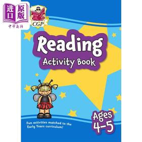 【中商原版】英国原版CGP教辅 New Reading Activity Book for Ages 4-5 Reception 4-5岁新阅读活动书 幼儿园