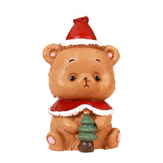 【圣诞色彩装饰❗️动物摆件】圣诞节小摆件微景观可爱卡通圣诞老人圣诞树动物装饰摆设盲盒系列礼物随心搭配伴手礼三八妇女节新年礼盒年货礼盒 商品图5