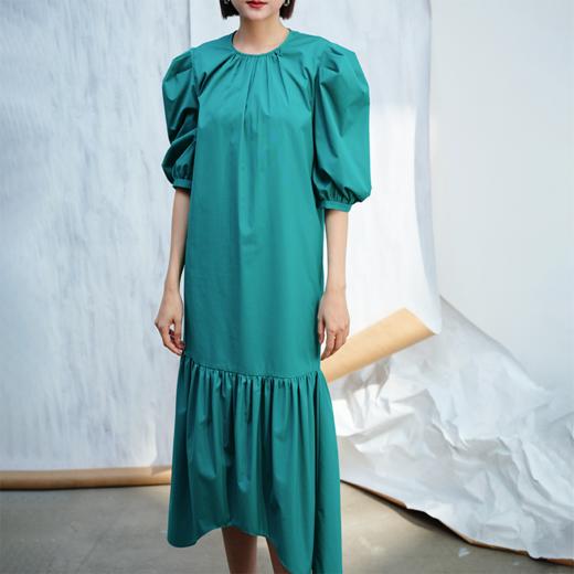 LIYIHAN 宽松褶皱连衣裙 Y233L01940 商品图1