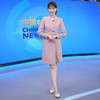 IWY/粉色播音艺考主持人正装女修身显瘦职业装气质西装连连衣231035Q1 商品缩略图4