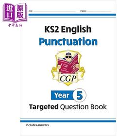 【中商原版】英国原版CGP教辅 New KS2 English Year 5 Punctuation Targeted Question Book 英语5年级标点符号针对性问题书