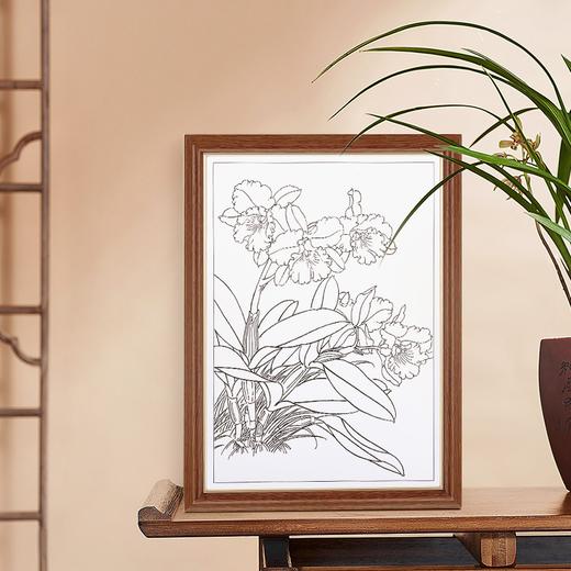 【福利】中国画白描全套6册白描动物花卉人物控笔临摹画册绘画国画山水画临摹描摹 商品图1