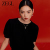 ZEGL设计师本命年龙系列925银红玛瑙圆牌项链女生锁骨链新年礼物 商品缩略图3