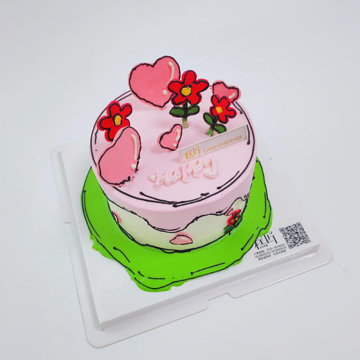小花花二次元蛋糕 | 糕匠 商品图1