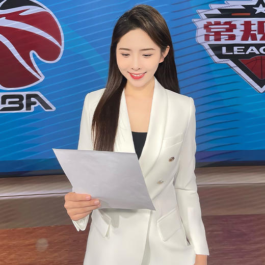 IWY/白色主持人西装外套女气质通勤西服套装秋冬演讲正装CP1150-W 商品图3