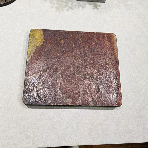 方形原石素纹茶盘°歙砚石 商品图0
