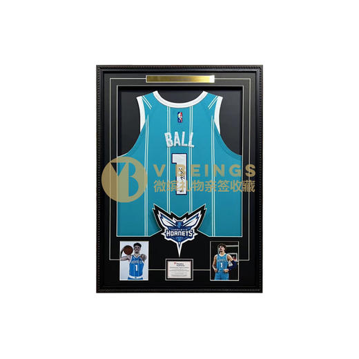 收藏系列 三球 黄蜂队1号绿色 亲笔签名球衣 B578879 商品图0