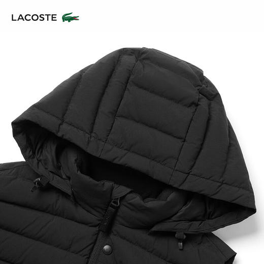 【海南专供价】Lacoste法国鳄鱼男士新款连帽可拆无袖休闲马甲外套BH8529-98 商品图3