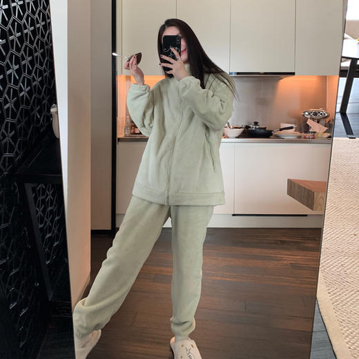 超IN 仙女暖暖套装New! 软糯舒适 高克重熊猫绒材质 可外穿不挑身材 减龄！ 这个冬天暖暖的 商品图3