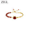 ZEGL设计师本命年龙系列红玛瑙竹节手链女生小众节节高升新年手饰 商品缩略图0