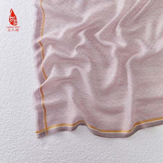 SAINTJOY/上久楷 羊绒围巾  披肩  羊绒色织彩格披肩 PJS23017 商品图3