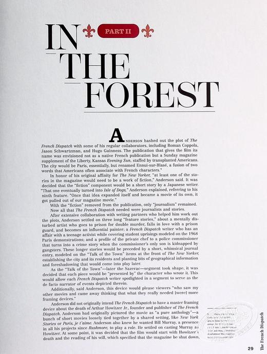 【中商原版】韦斯 安德森系列 法兰西特派 电影设定集 英文原版 The Wes Anderson Collection The French Dispatch 商品图4