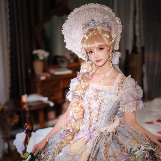 【再贩/全款预售】印花长发公主 古典玩偶 Lolita【2025年5月31日起发货】 商品图14
