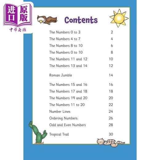 【中商原版】英国原版CGP教辅 New Numbers 0-20 Activity Book for Ages 4-5 (Reception)4-5 岁新数字 0-20 活动书 幼儿园 商品图2