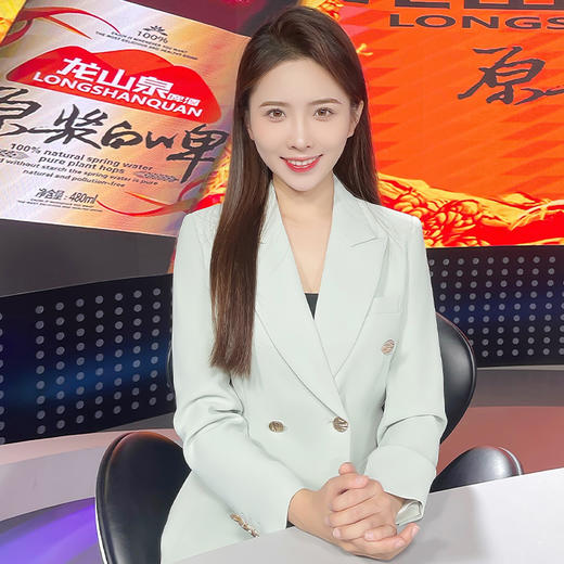 IWY/薄荷绿西装套装女高端大学生面试正装商务主持西服外套CP11385 商品图0