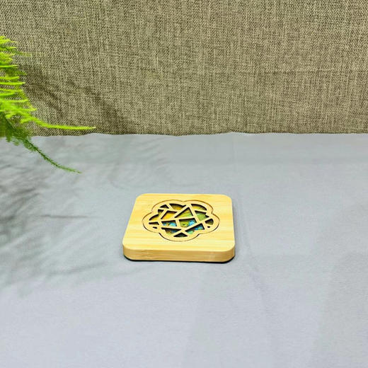富春山居图°新款竹杯垫 商品图1