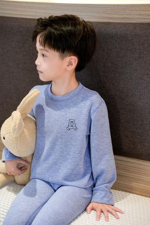 【德绒羊毛蚕丝内衣套装，温暖上新款！】儿童德绒羊毛蚕丝保暖内衣套装，儿童秋衣秋裤宝宝无骨内衣男女-QQ 商品图7
