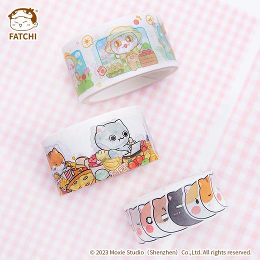 萌想诚品【纸胶带】如果历史是一群喵肥志官方周边喵咪卡通贴纸 商品图2