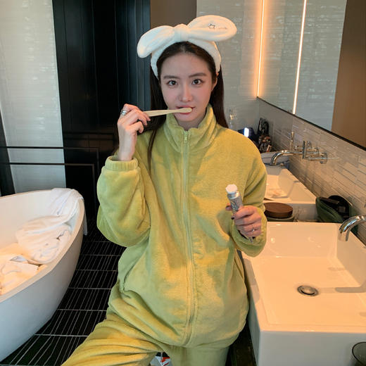 超IN 仙女暖暖套装New! 软糯舒适 高克重熊猫绒材质 可外穿不挑身材 减龄！ 这个冬天暖暖的 商品图9
