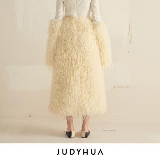 JUDYHUA 环保皮草半裙 商品图2