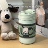 新年好物！【一杯暖心！满满的爱意】不锈钢保温杯大容量小狗水杯，女生高颜值可爱带吸管便携男学生杯子，可爱造型 便携小巧 商品缩略图1