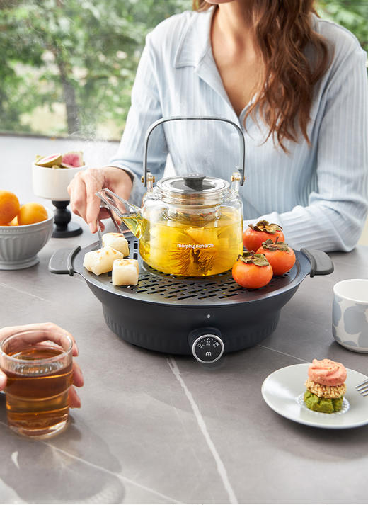 围炉煮茶套装 新中式秋冬茶生活方式 可煮可烤 暖茶烤果朋友聚会家庭聚餐 无明火无排放 温暖浪漫氛围感拉满 商品图7