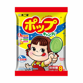 50g不二家棒棒糖（香橙、葡萄、哈密瓜、蜜桃、）