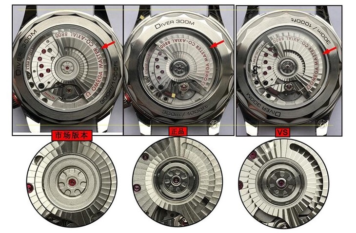 VS厂欧米茄一比一超A高仿手表海马系列210.30.42.20.01.001对比正品评测