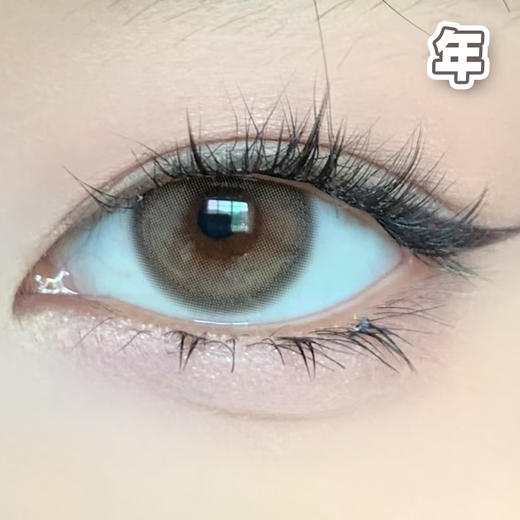 #AMBER Brown 琥珀奶棕 14.2mm【 一片装】敏感眼 舒适推荐 / 年抛 商品图0