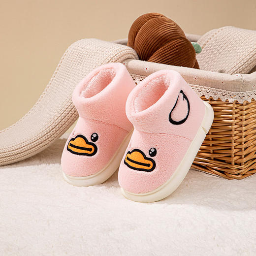 B.DUCK小黄鸭童鞋冬季家居棉靴棉鞋22-32 B5315906 商品图3