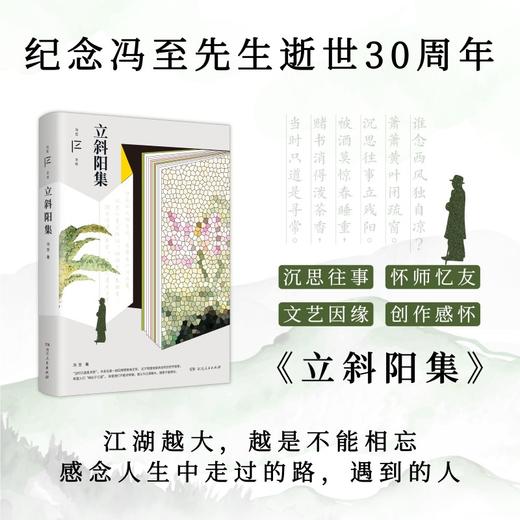 《冯至的世界：从文学、绘画到家庭》一套三本（立斜阳集+冯至画传+我与冯至） 商品图4