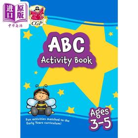 预售 【中商原版】英国原版CGP教辅 New ABC Activity Book for Ages 3-5 learning the alphabet 新 3-5 岁 ABC 活动书 学习字母表