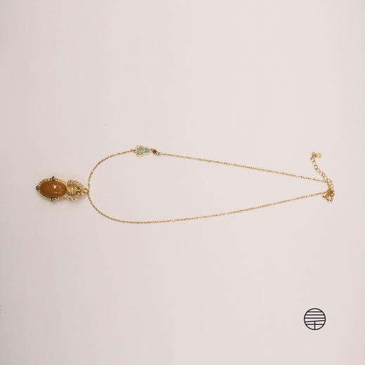 万物三千｜黄财神蜜蜡宝葫芦项链饰品 商品图5