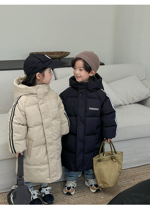 【YW】无忧购冬季儿童加厚棉服中长款羽绒棉童装外套棉服（截单后3-5天发货) 商品图10