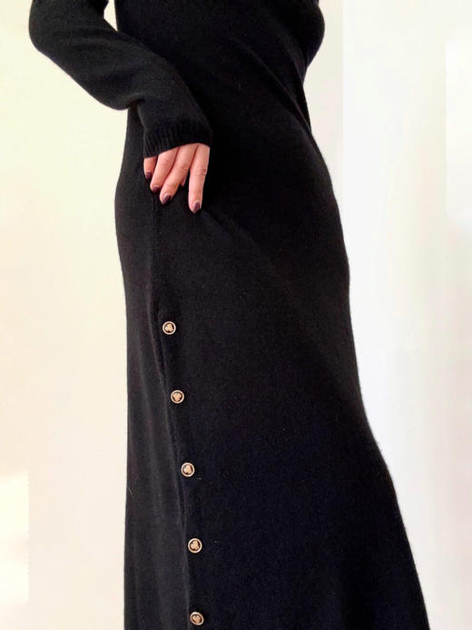 CG｜Turtleneck longsleeves Cashmere Dress [羊绒高领长袖连衣裙] 商品图4