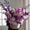 《答案》藏宝图蝴蝶兰神秘优雅紫色系插花 商品缩略图1