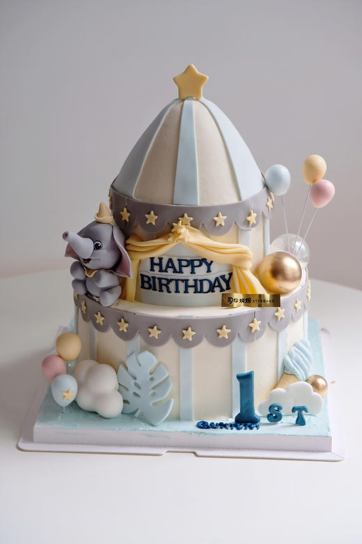 小象双层蛋糕（提前三天预定） 商品图0