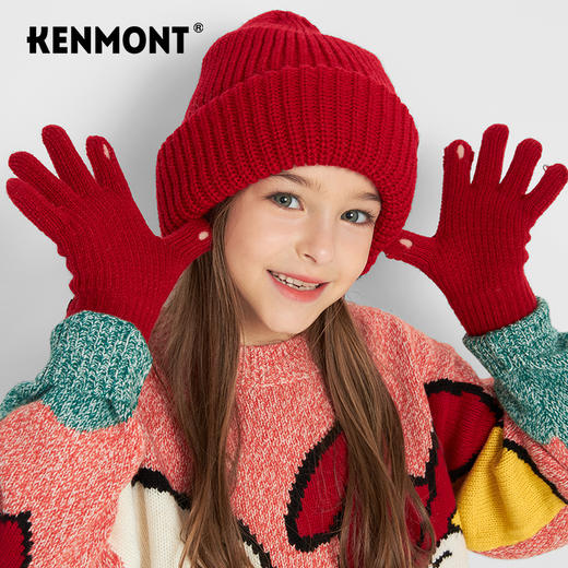 卡蒙 保暖手套露指可触屏KM-4495 商品图2