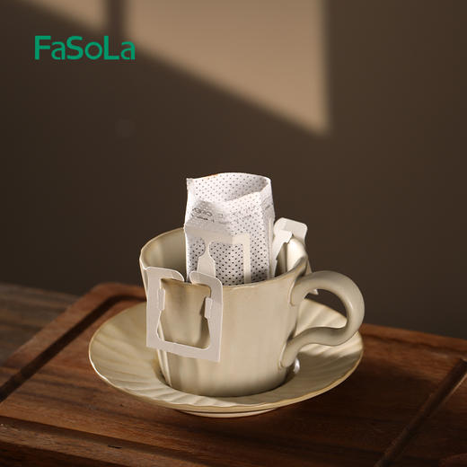 FaSoLa挂耳滤纸咖啡滤纸手冲咖啡粉过滤纸过滤器滤网漏斗一次性挂耳滤袋 商品图3