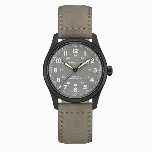 汉米尔顿 Hamilton 卡其野战系列钛合金自动机械男表 H70215880 商品图0