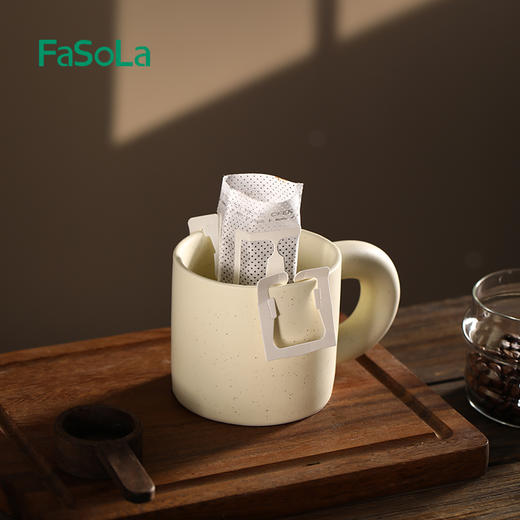 FaSoLa挂耳滤纸咖啡滤纸手冲咖啡粉过滤纸过滤器滤网漏斗一次性挂耳滤袋 商品图6