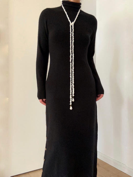 CG｜Turtleneck longsleeves Cashmere Dress [羊绒高领长袖连衣裙] 商品图7
