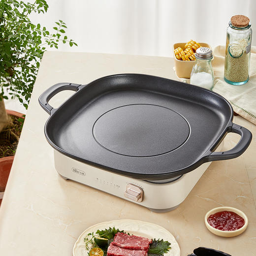 【小程序】小熊电陶炉 DTL-D22R1 暖灰 电子式 主机 炒菜+煎烙+火锅+煲汤 商品图3