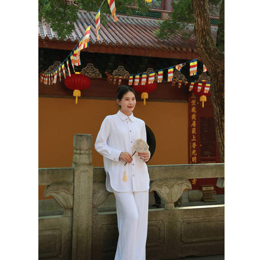 【抖音专属】直筒裤（23809665-山矾） 商品图0