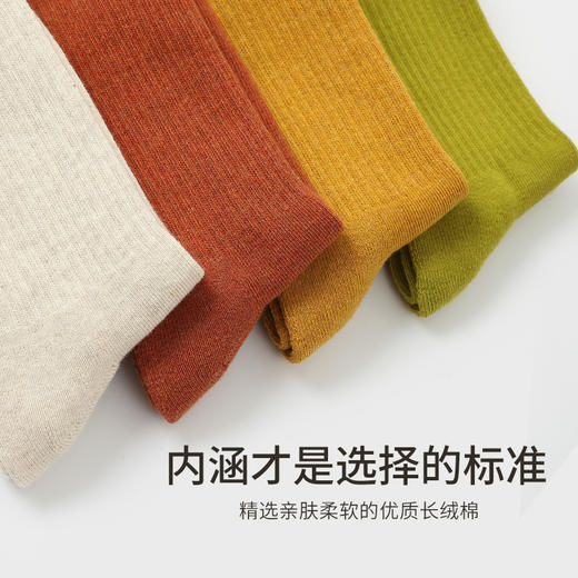 猫人/MiiOW时尚潮流毛圈女袜（五双装） 商品图2