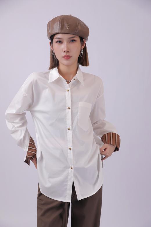 3BAR085053#袖口拼接衬衫 商品图1