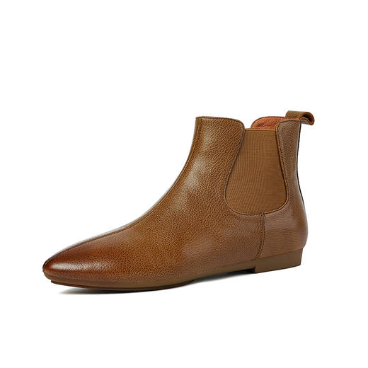 纯色简约，尖头超软真皮短靴PS2131 商品图11