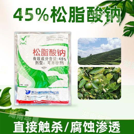 大鹏45%松脂酸钠果树清园茶园清园防治粉介壳虫矢尖蚧杀虫剂农药 商品图4